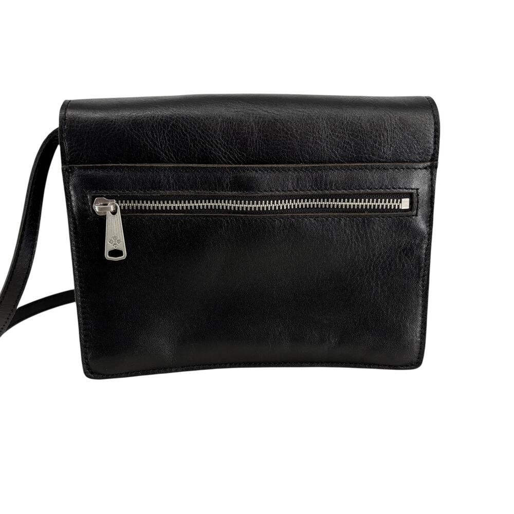 Patricia Nash Lanza Crossbody Organizer Black Leather - Picture 5 of 16